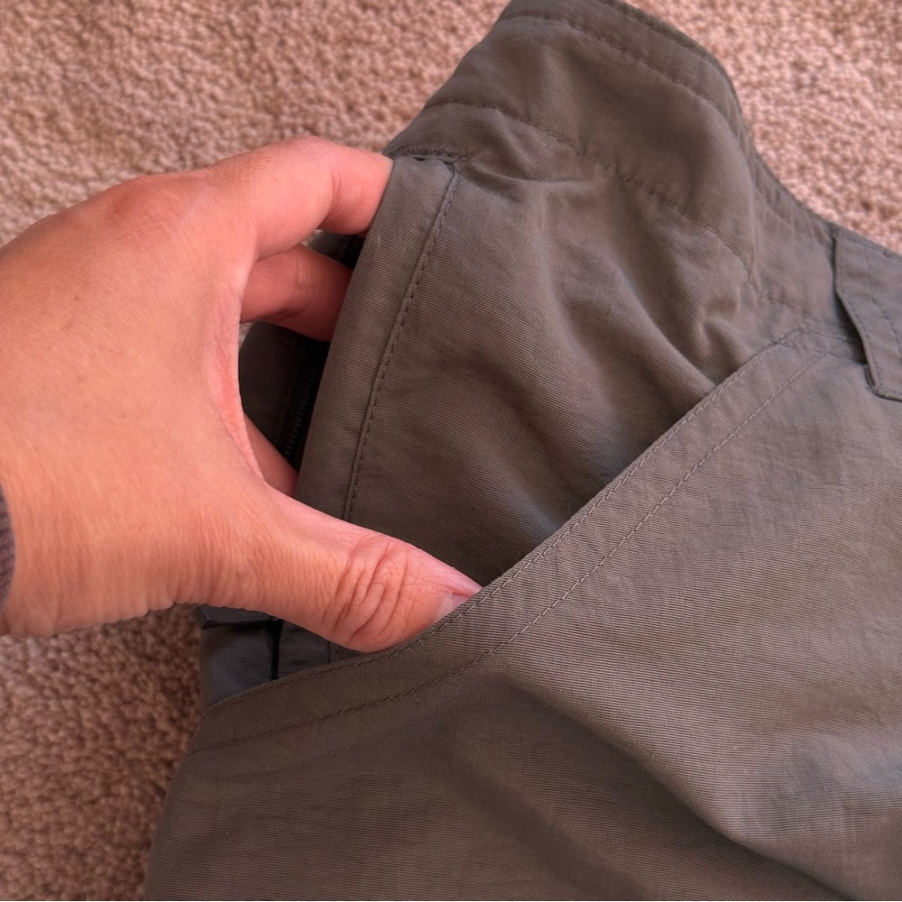 2/$15 Alpine Design Women Gray Pants Medium Convertible Short Hiking Pants  Y2K - Picture 8 of 15